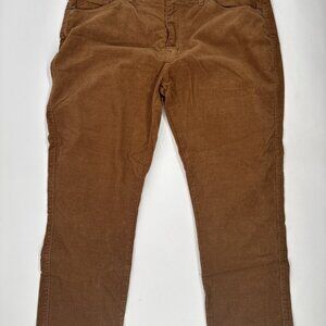 Peter Millar Pants Mens 38 Brown Corduroy Straight Leg Classic Fit Chino 38x28